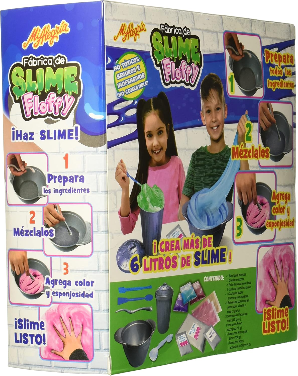 Mi Alegria Fabrica de Slime Floffy Hasta 6 Litros Game