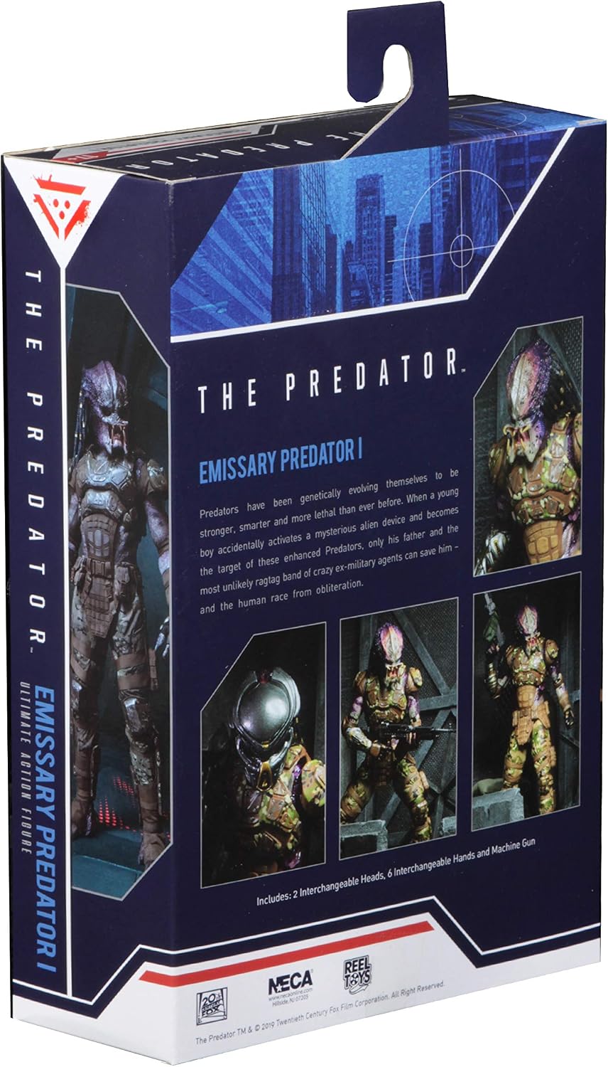 NECA - Predator (2018) - Figura de acción a Escala de 7 Pulgadas - Ultimate Emissary #1
