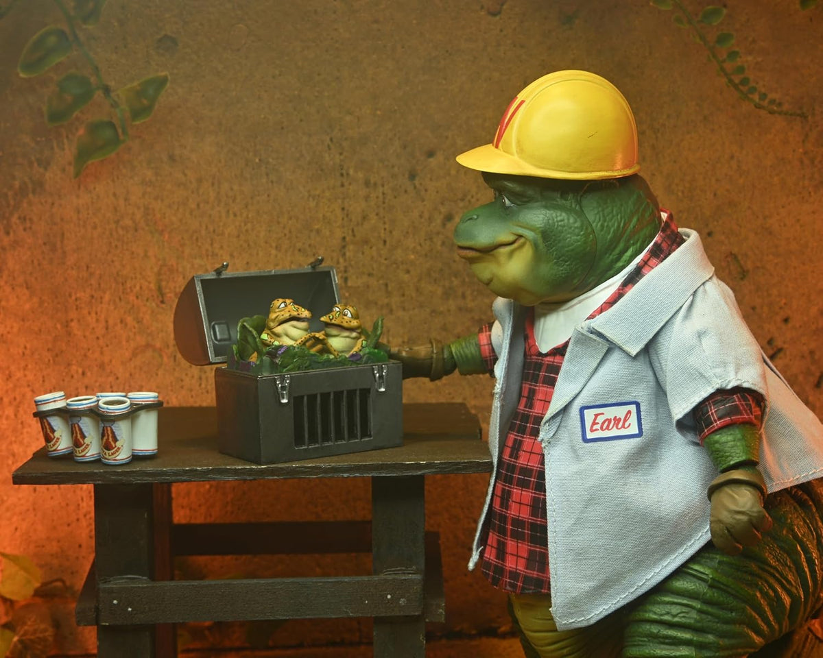 NECA Ultimate Earl Sinclair wesayso Ver. Scale Action Fig. 18 cm Dinosaurs