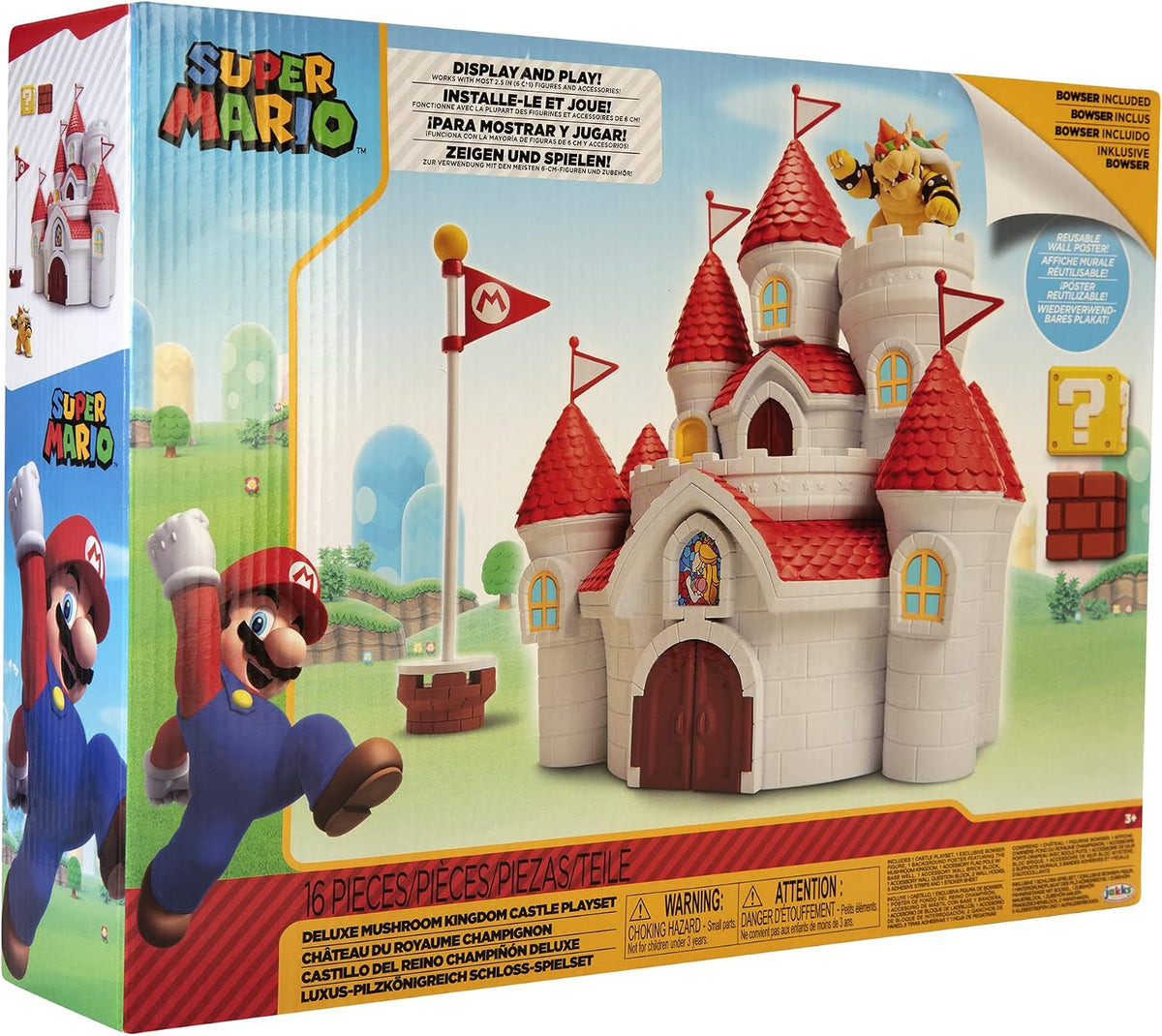 Nintendo Castillo Mushroom Kingdom Castle Playset