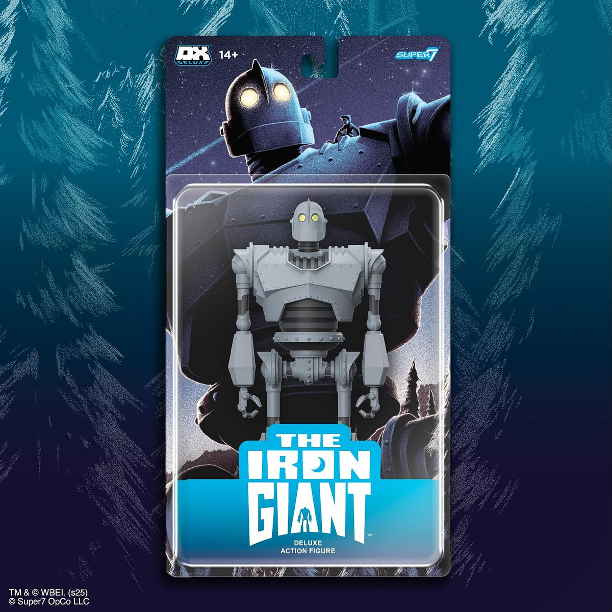 Super7 Deluxe The Iron Giant - Figura de acción Gigante de Hierro de 7 Pulgadas, colección clásica de películas animadas y Juguetes Retro