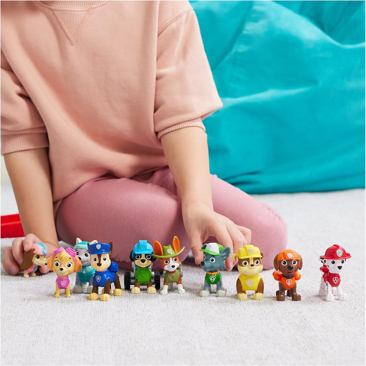 Paw Patrol, 10.º Aniversario, Set de Regalo de Figuras de Juguete con 10 Figuras de acción coleccionables, Juguetes para niños a Partir de 3 años
