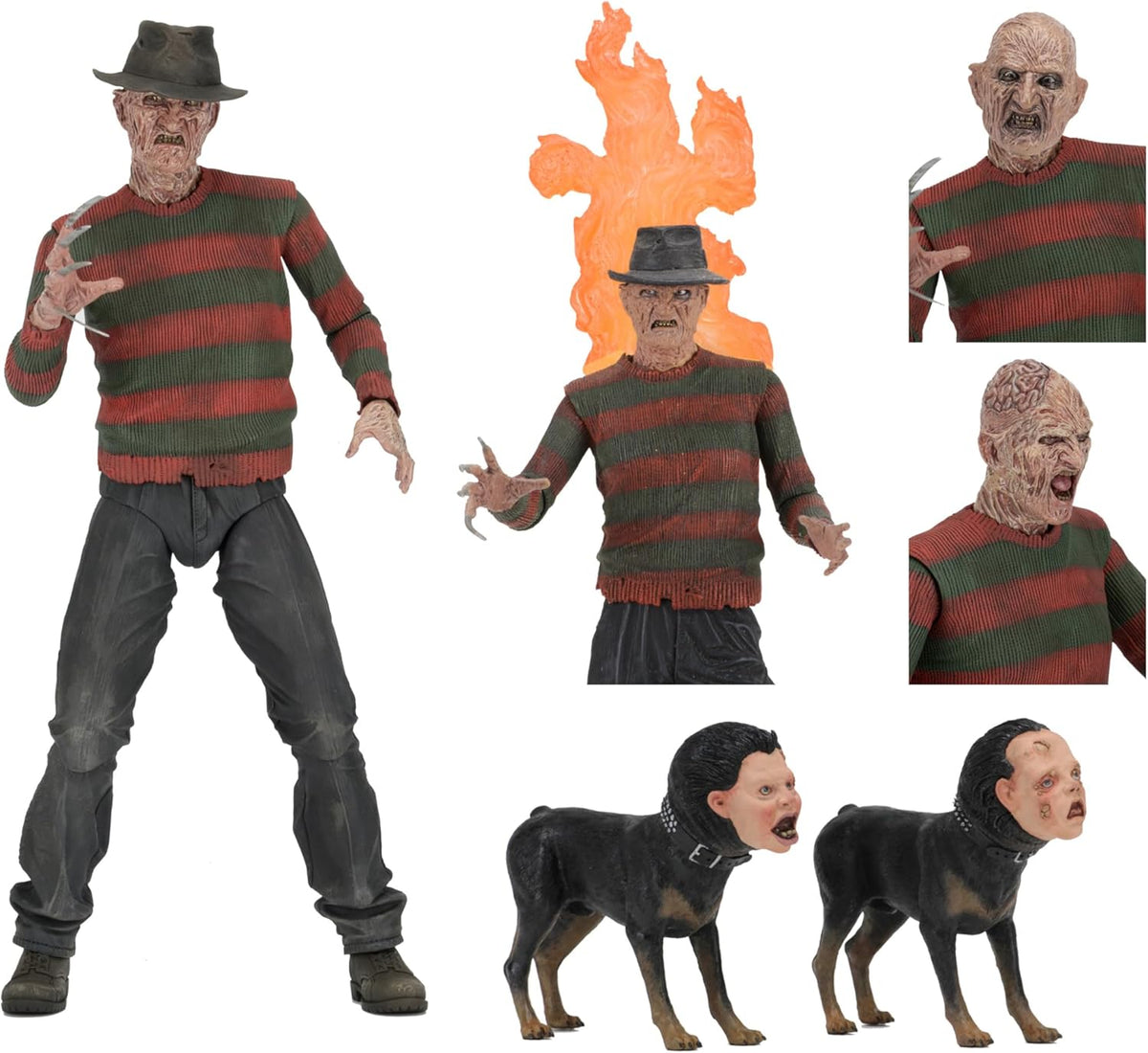 NECA - - Pesadilla en Elm Street, figura de acción definitiva de 7 pulgadas, parte 2 de Freddy