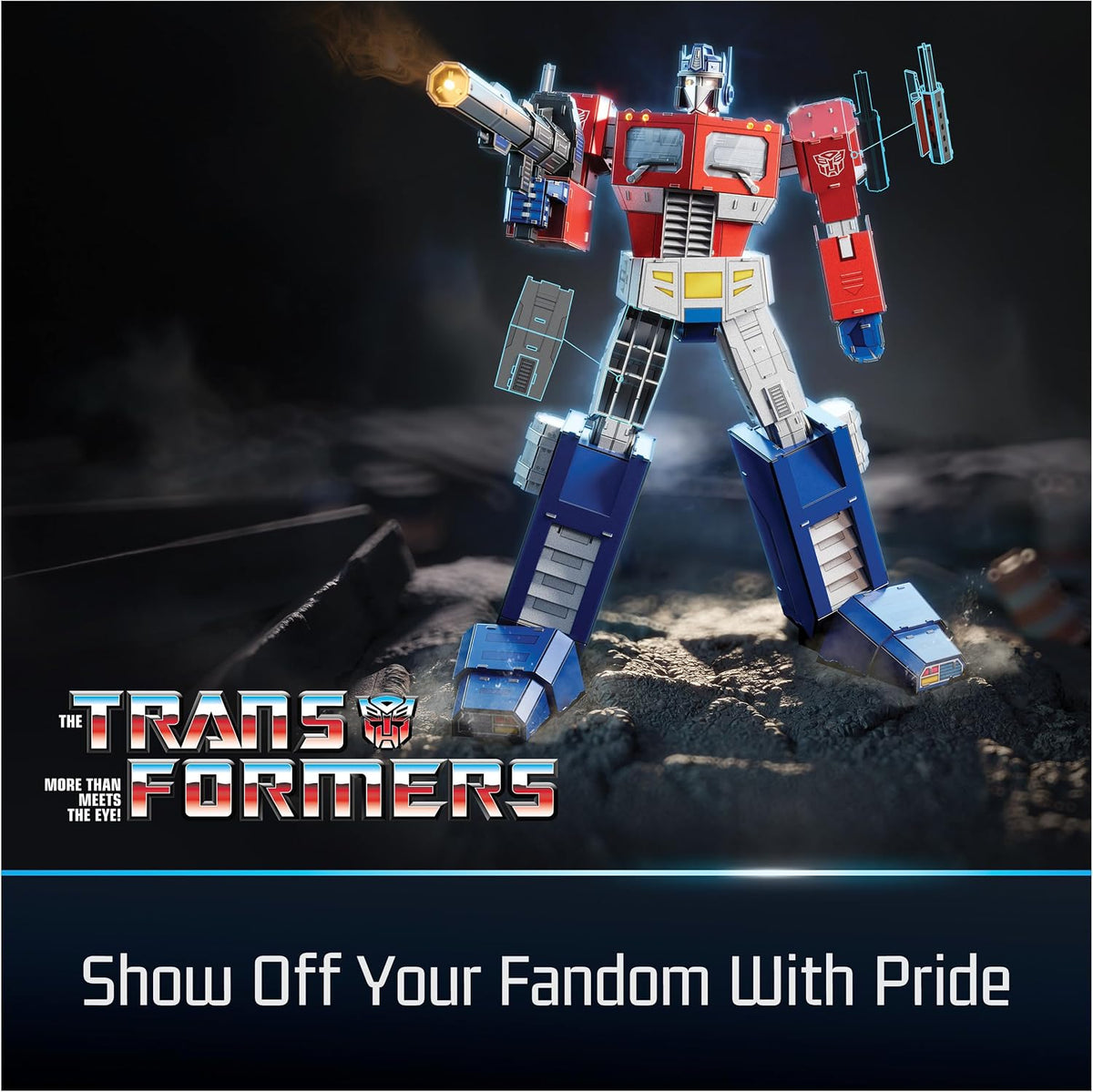 4D Build, Rompecabezas en 3D de Optimus Prime de Transformers con Luces LED, Serie Innovation, 321 Piezas, decoración de Escritorio, Rompecabezas en 3D para Adultos y niños a Partir de 12 años