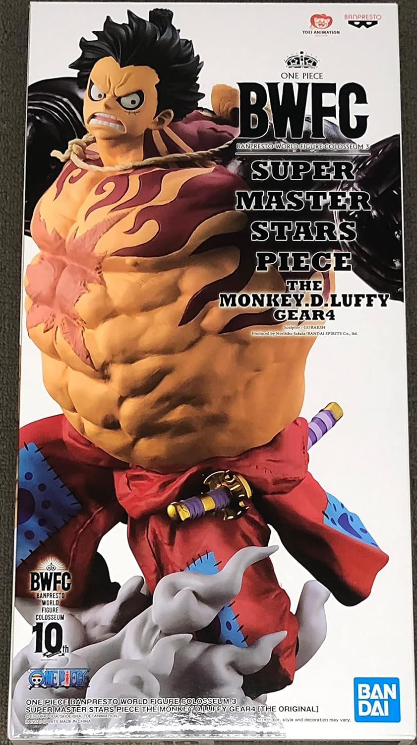 Banpresto One Piece World Figure Colisseum 3 Super Master Stars Piece The Monkey.D.Luffy Gear4 [El Original]