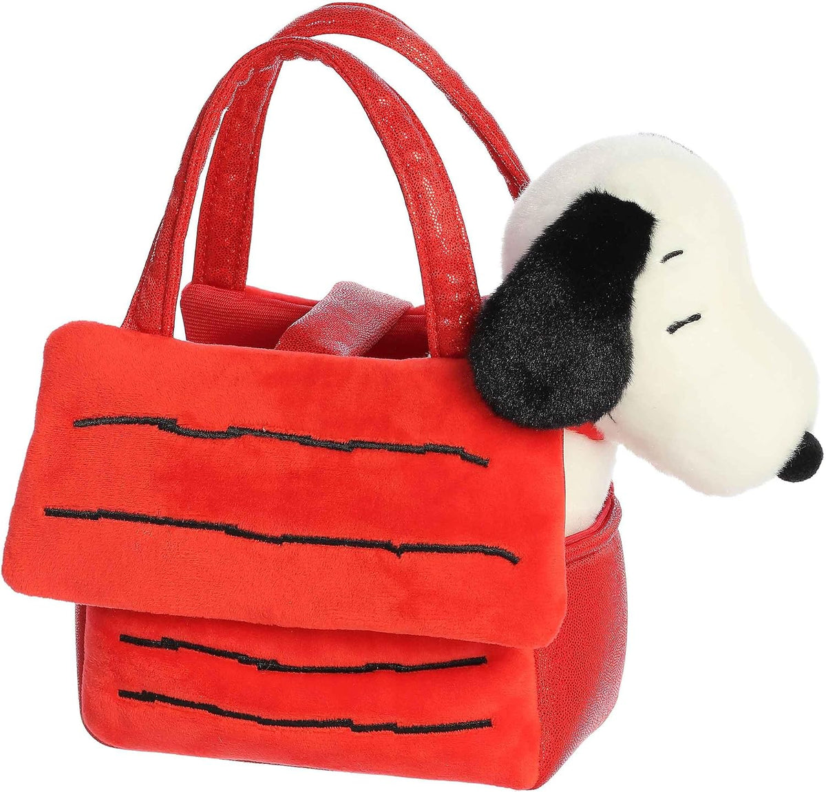 Aurora® - Peluche de la casa de Snoopy Timeless Peanuts® Fancy PAL™, Personajes clásicos, Recuerdos imborrables, 20 cm, Rojo