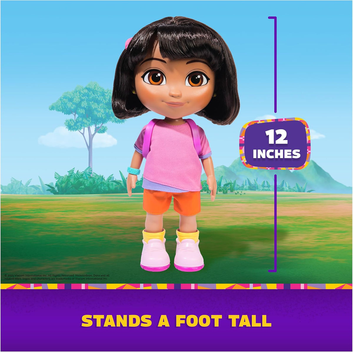 Dora, Muñeca Dora Canta y explora con música, Efectos de Sonido, Frases bilingües y Ropa y Accesorios para la muñeca, Juguetes para niños y niñas a Partir de 3 años