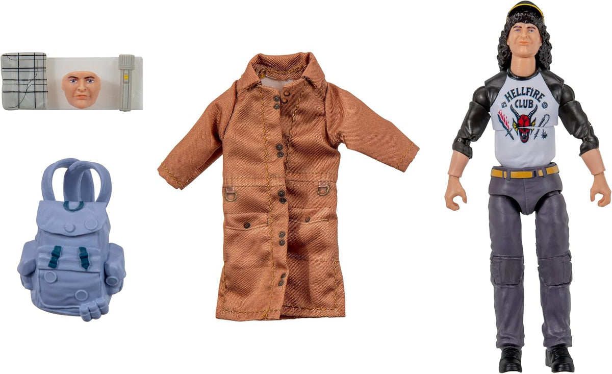 Stranger Things Figura de acción 6" Upside Down Dustin con Accesorios