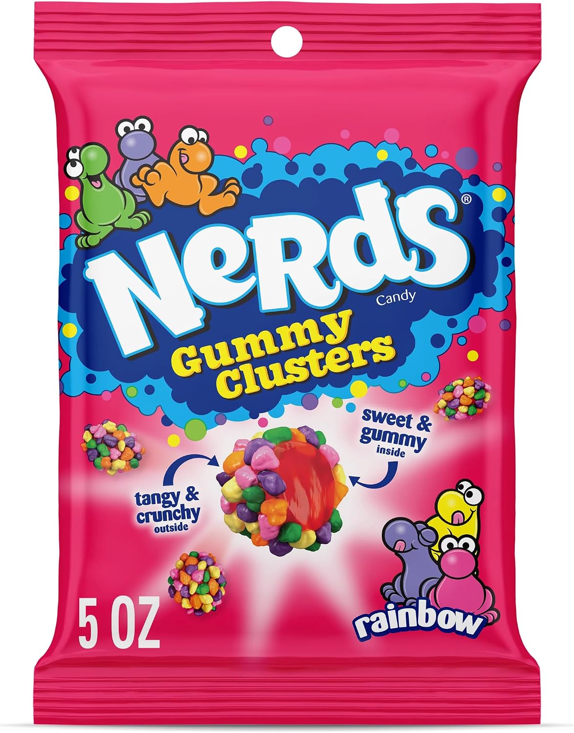 Dulces Nerds Gummy Clusters 142 Gr Gomitas