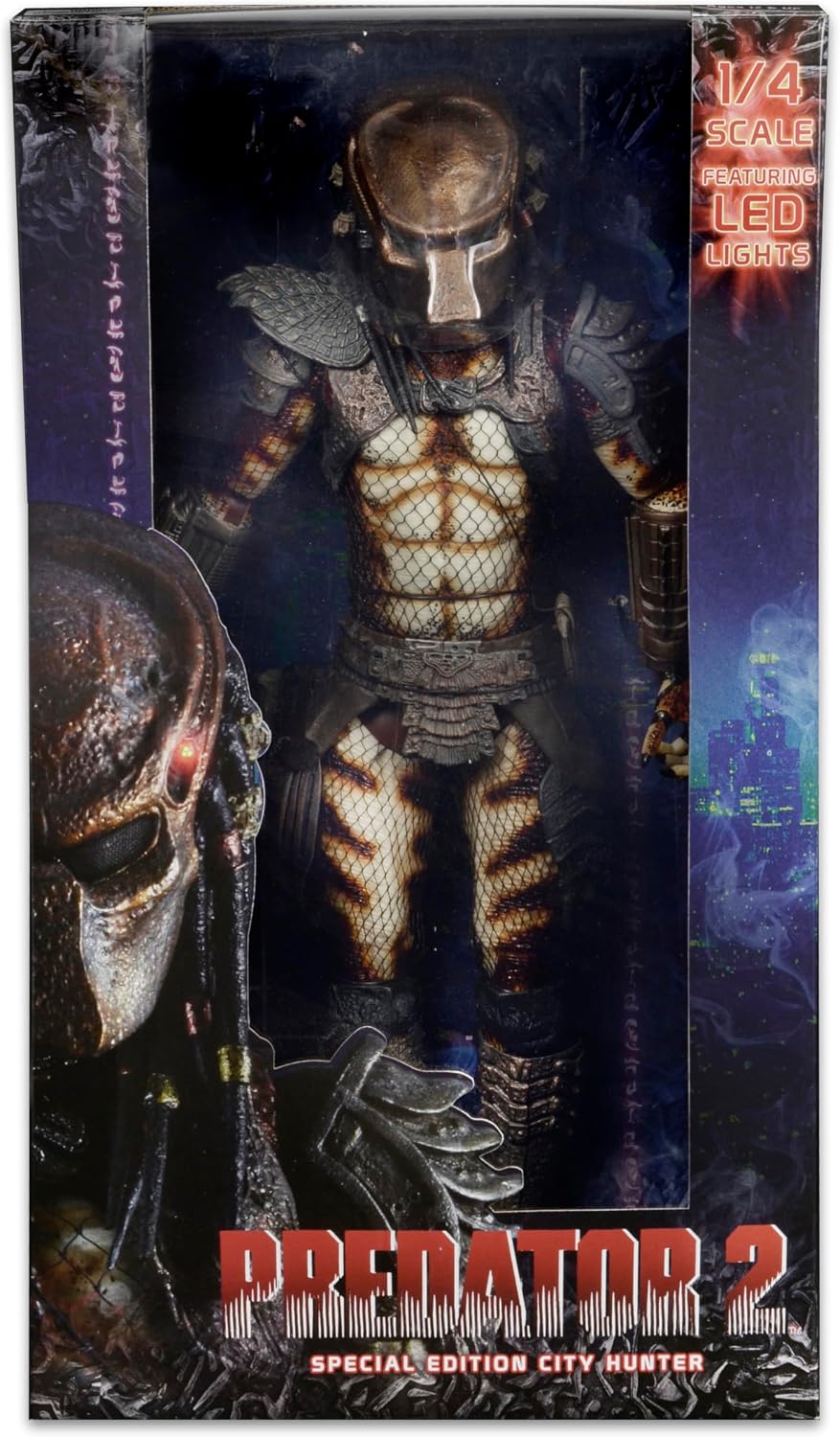 NECA Predator 1/4 Scale Action Figure with Led Lights