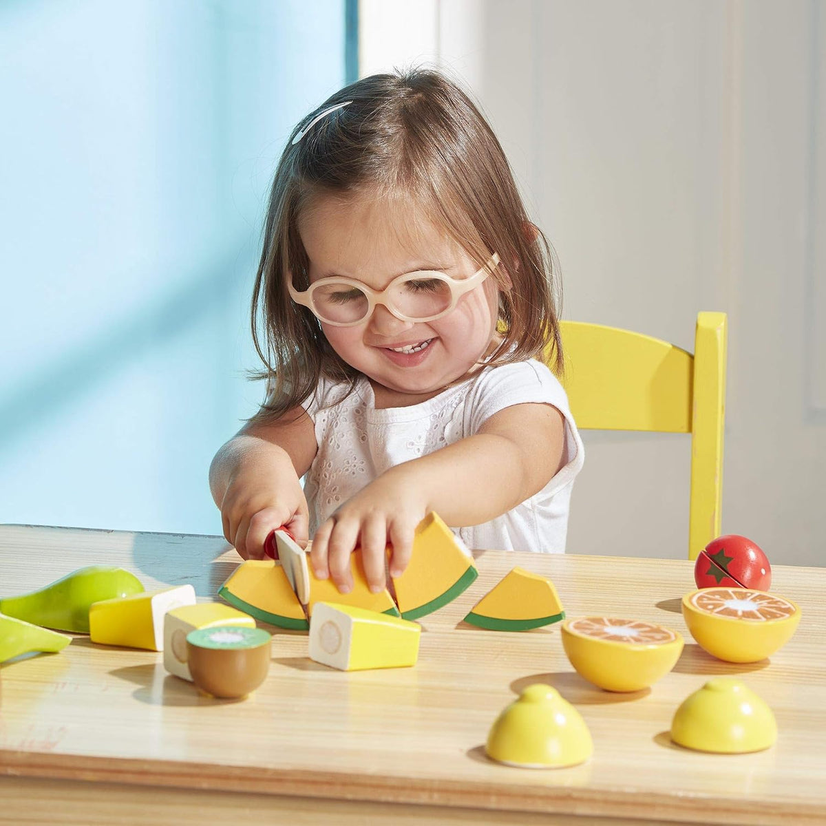 Melissa & Doug Fruta De Madera para Cortar
