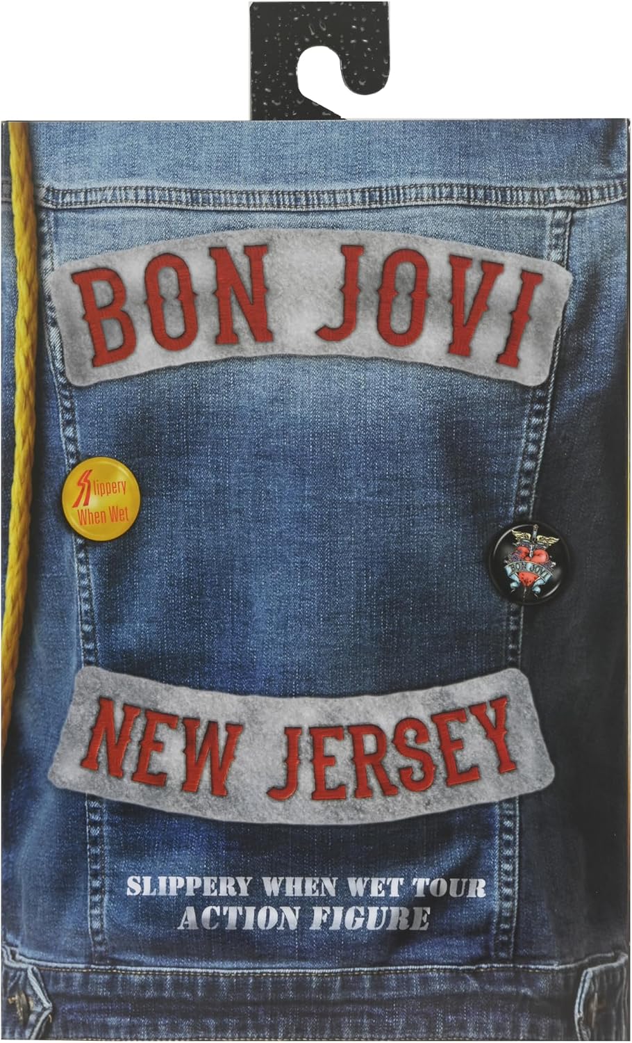 NECA - Figura de acción de Escala de 7 Pulgadas, lo último resbaladizo Cuando está Mojado, Bon Jovi