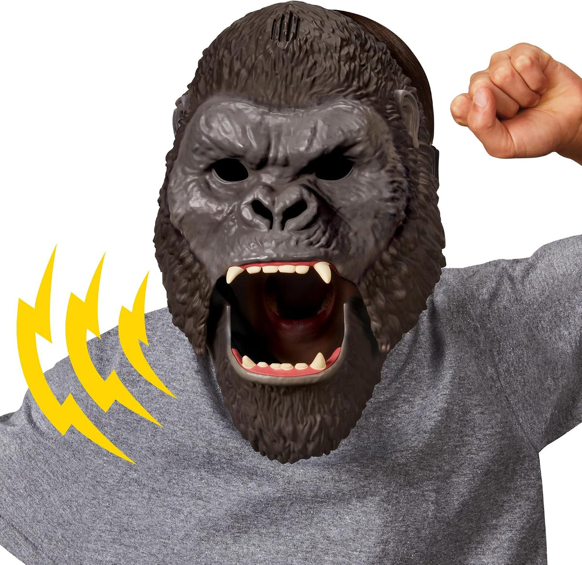 Playmates - King Kong, Máscara Articulada, Godzilla x Kong, 27.9 cm (11")