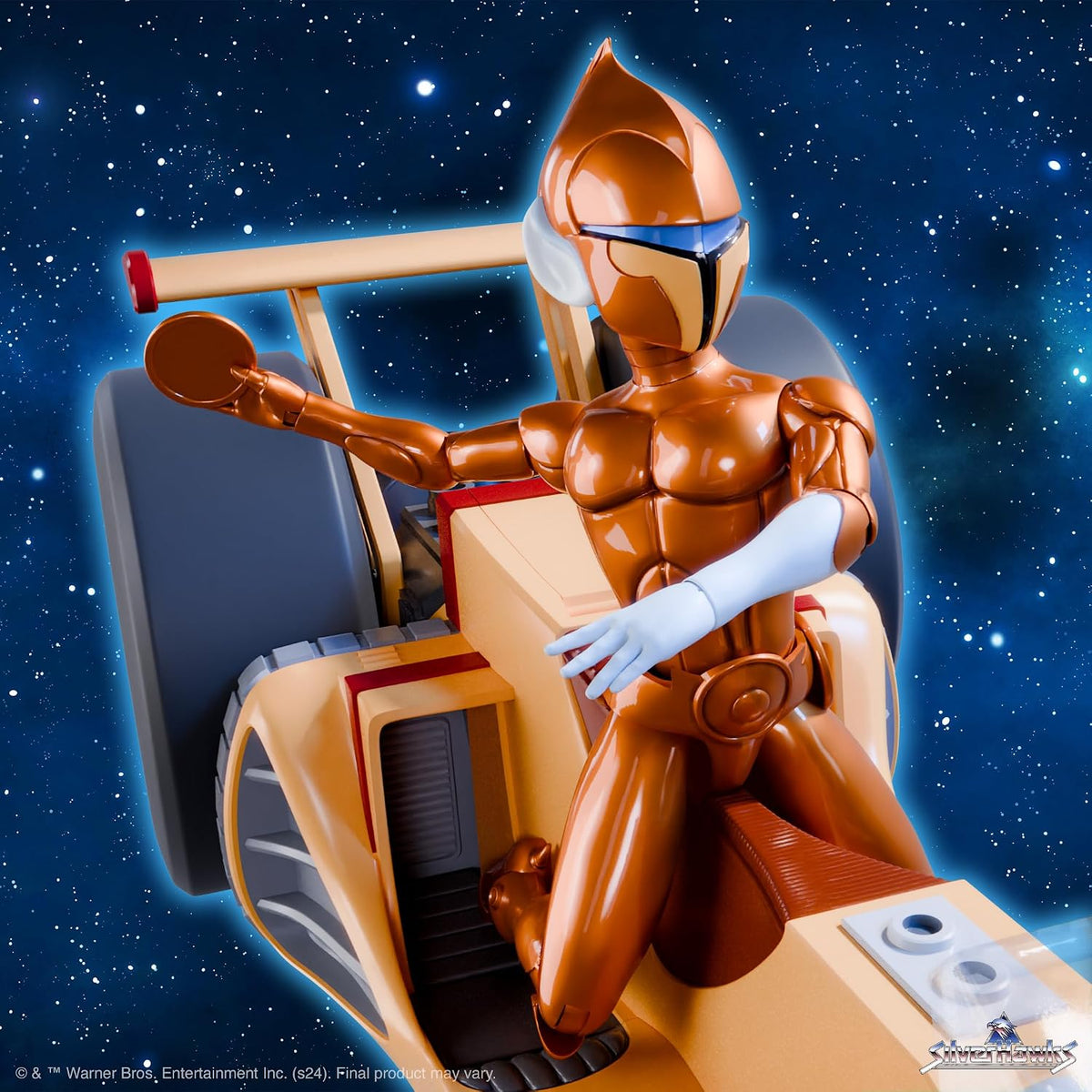 Super7 ULTIMATES! SilverHawks Copper Kidd - Figura de acción SilverHawks de 7 Pulgadas con Accesorios coleccionables clásicos de Dibujos Animados y Juguetes Retro