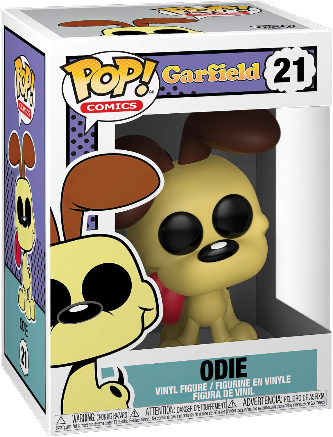 Odie: Funk o Pop! Comics Paquete de cifras de vinilo con 1 protector gráfico compatible "ToysDiva" (021-40176 - B)