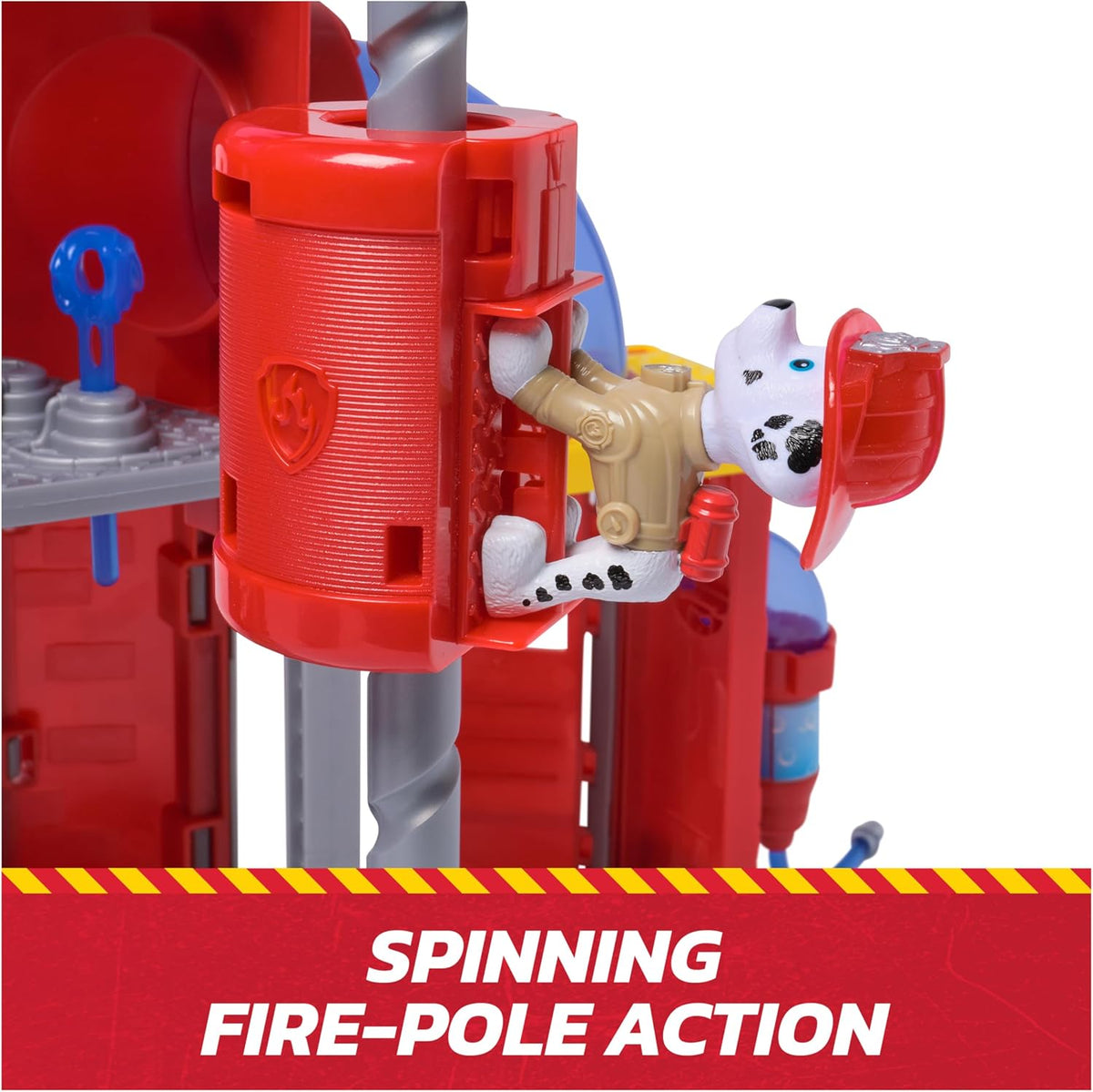 Paw Patrol Centro de Comando de Rescate - con Figura de Marshall, camión de Bomberos con Luces, Sonidos y Lanzador, Juguetes para niñas y niños Desde 3 años