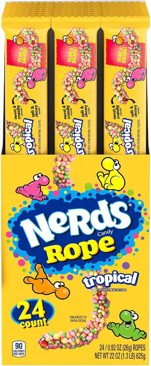 NERDS ROPE TROPICAL .92OZ (24 PACK)