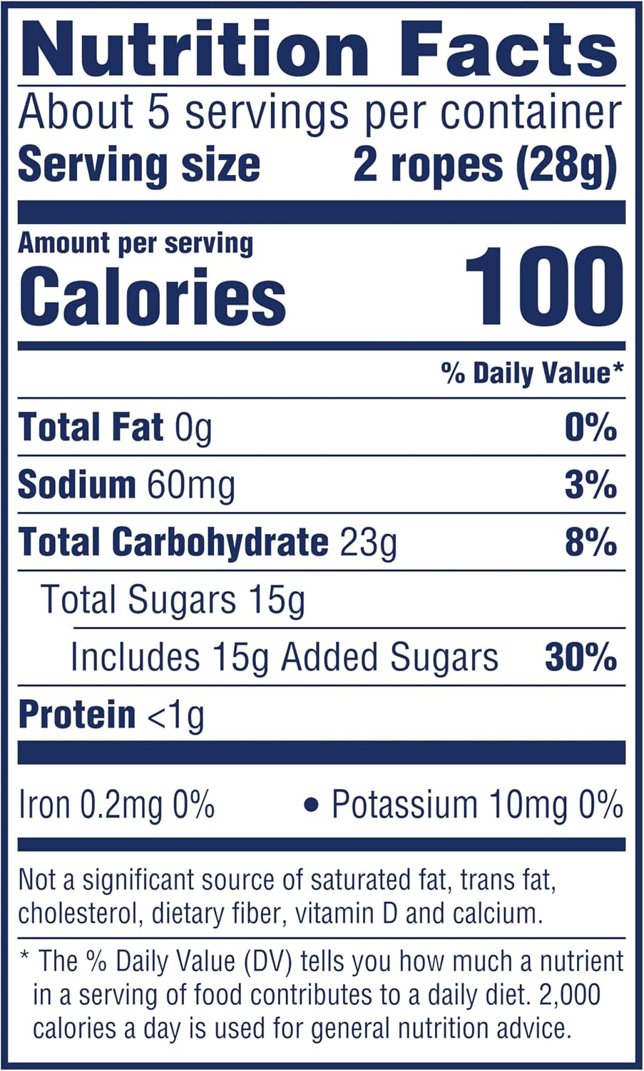 SWEETARTS Peg Rope 5OZ - 6 CT. of Item