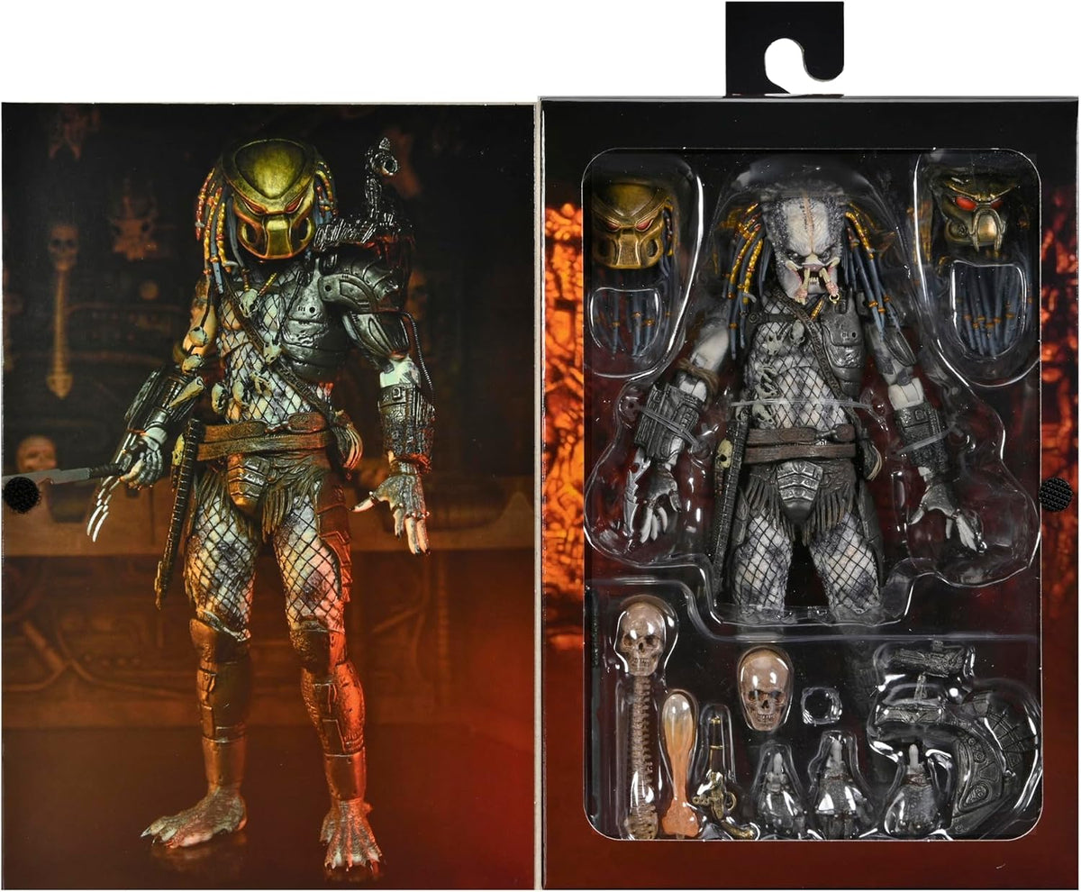 NECA - Predator 2 - Figura de acción de Elder Predator Ultimate de 7 Pulgadas