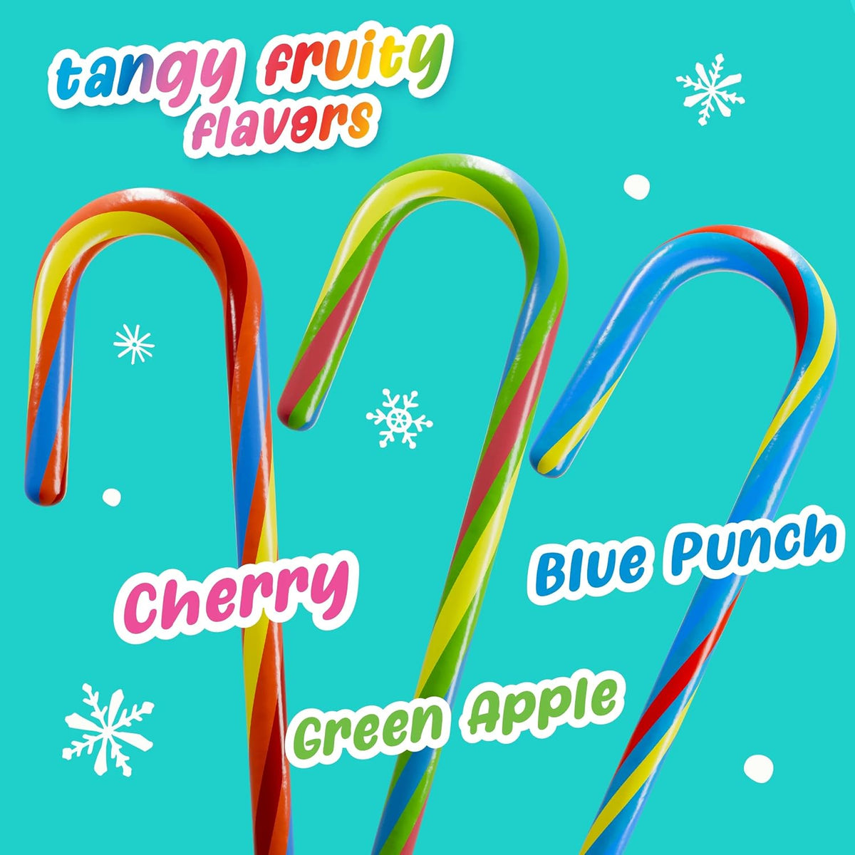 SweeTARTS Bastones De Caramelo Navideños, Caja De 12 Unidades: Un Clásico Navideño Envuelto Individualmente, Perfecto Para Rellenar Calcetines, Regalar Y Decorar.