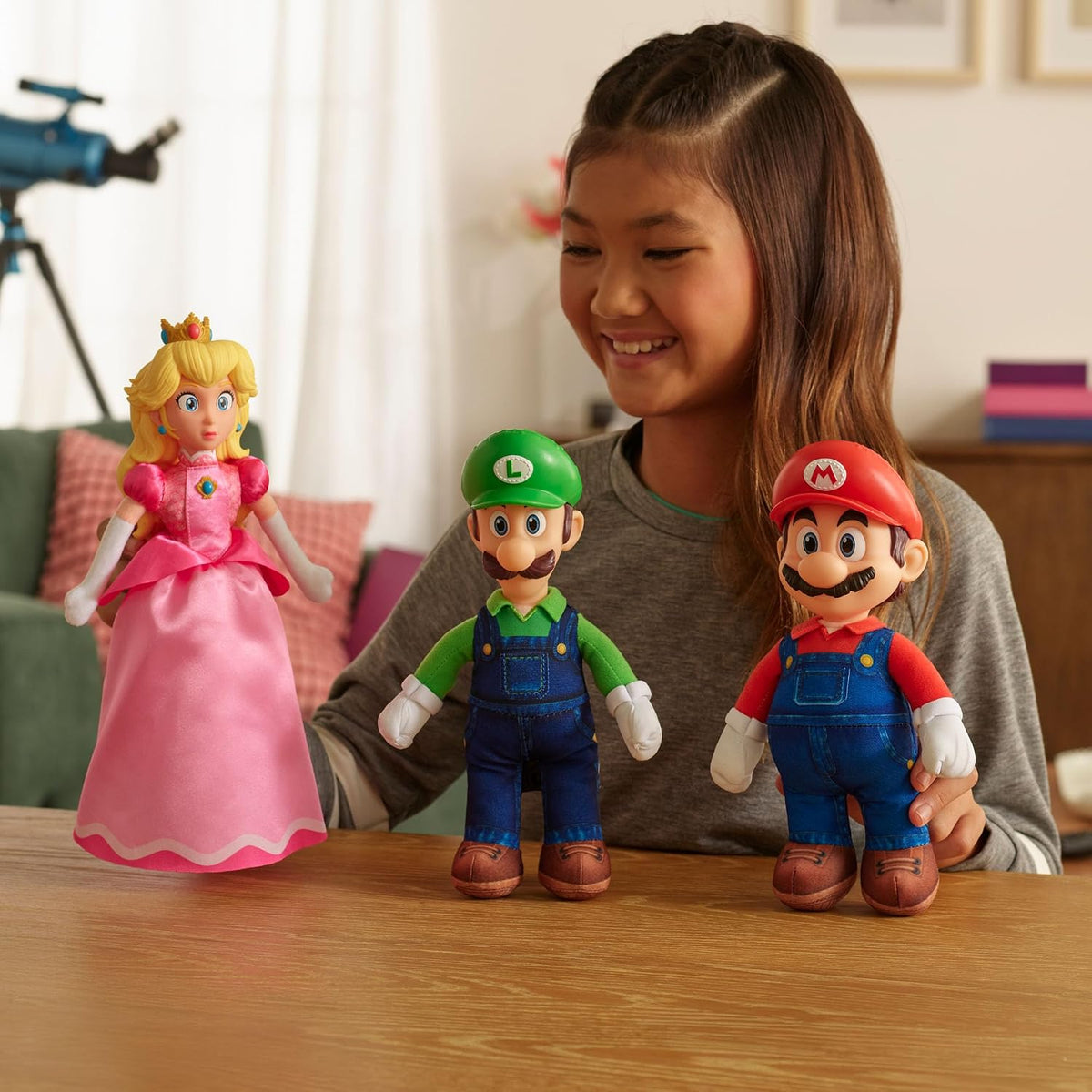 Película de Super Mario Galaxy – Figura de Peluche de 23 CM – Mario, the Super Mario BROS. MOVIE, TOY_FIGURE, Plástico, Jakks Pacific