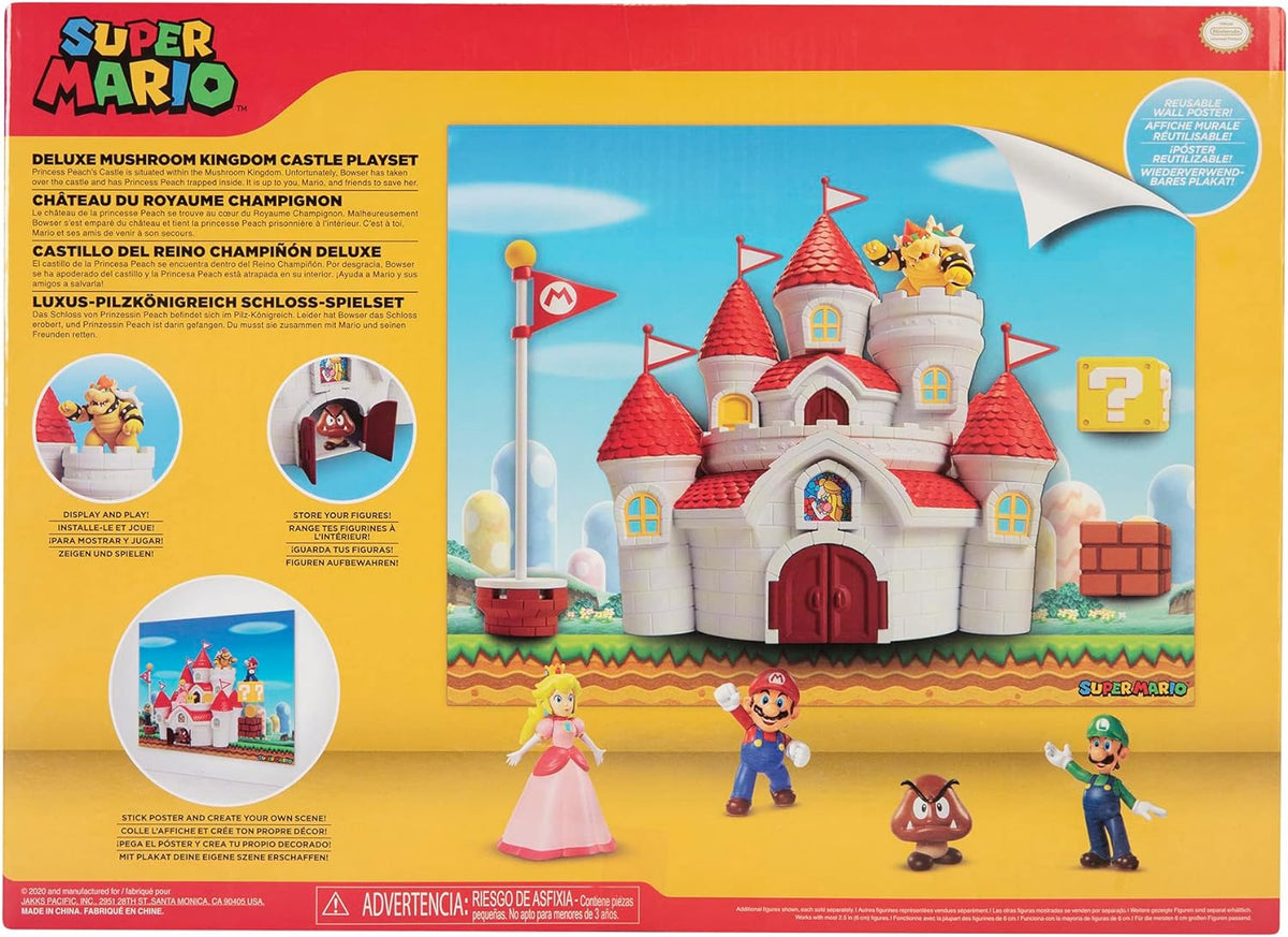 Nintendo Castillo Mushroom Kingdom Castle Playset