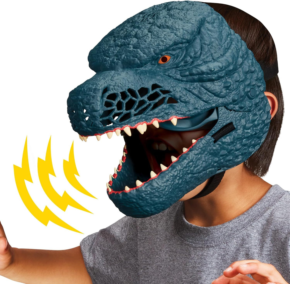 GodzillaVsKong - Máscara Interactiva Godzilla Titan Roar - Con Rugido de Batalla Activado por Boca - Ideal para Niños de 6 a 12 Años