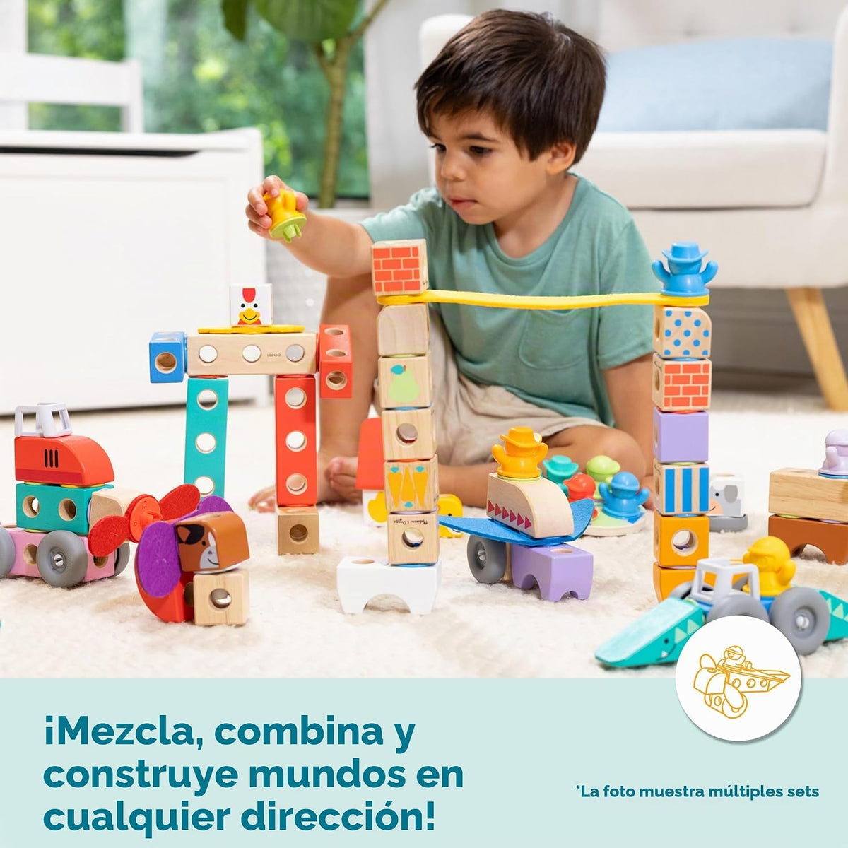 Melissa & Doug BLOCKABLES VEHÍCULOS