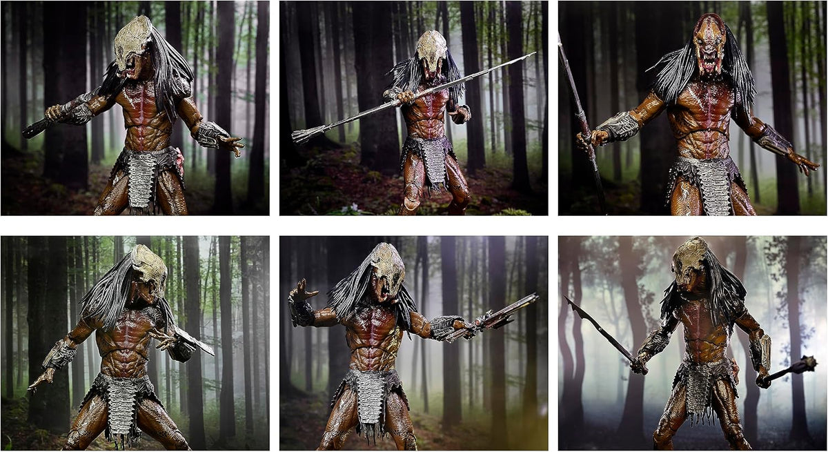 NECA Collectible Prey Ultimate Feral Predator - Figura de acción a Escala de 18 cm