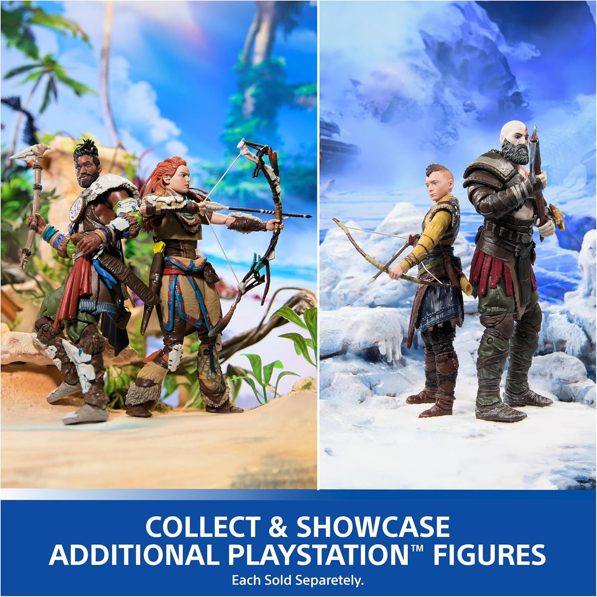 PlayStation, Ghost of Tsushima, Figura de Acción del Samurái Jin Sakai de 15 Cm, 2 Accesorios, the Shapes Collection, para Fans y Coleccionistas de la PS5 a Partir de 17 Años