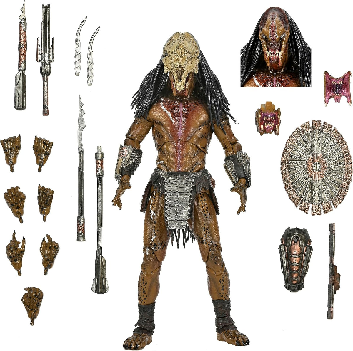 NECA Collectible Prey Ultimate Feral Predator - Figura de acción a Escala de 18 cm
