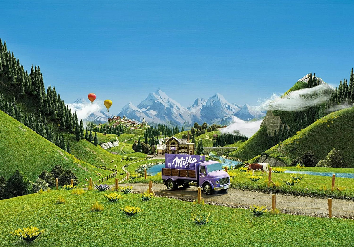 Barra De Chocolate Triolade Milka 300 Grs