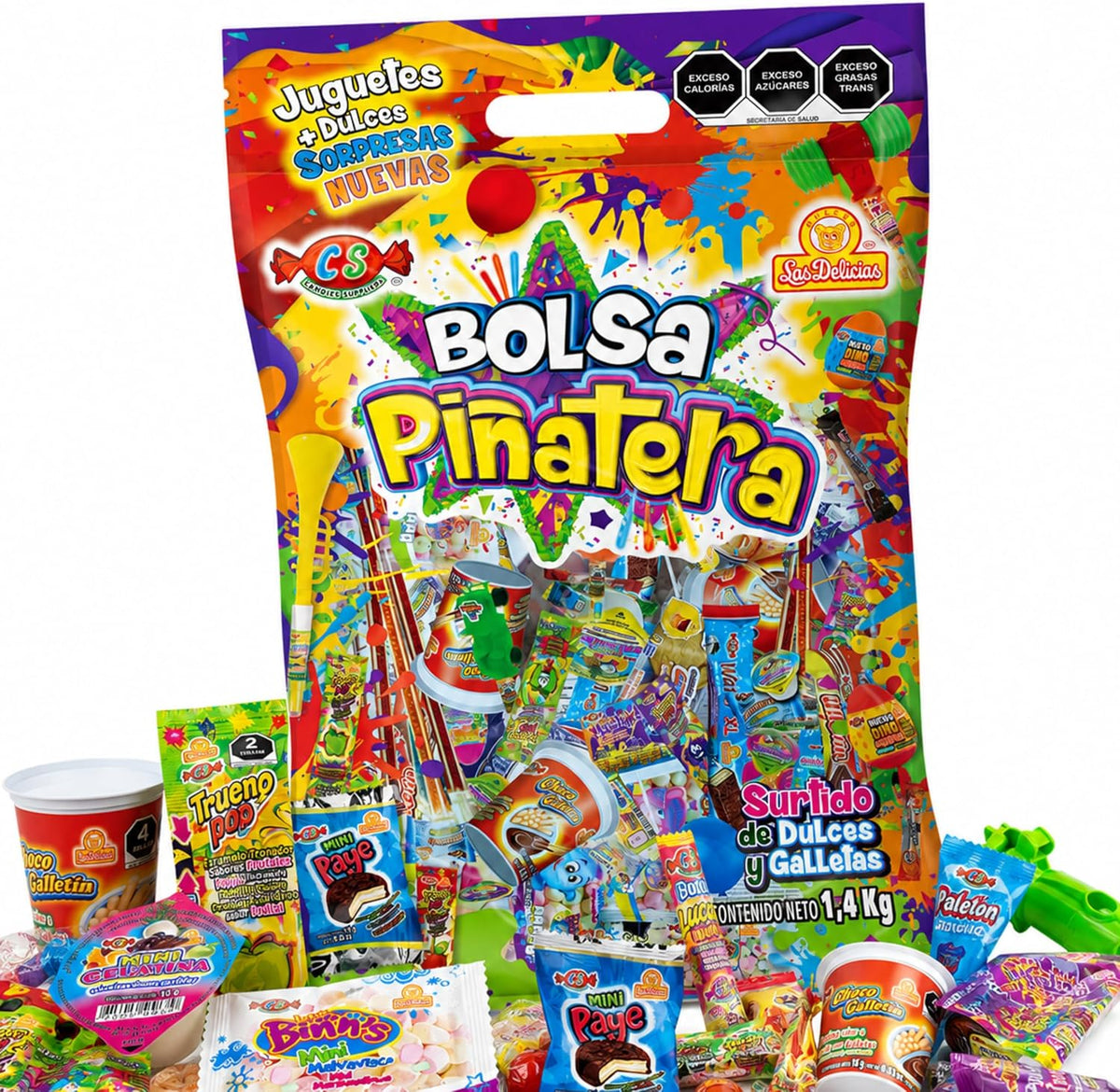 Bolsa Piñatera Las Delicias 1.4 kg Surtido
