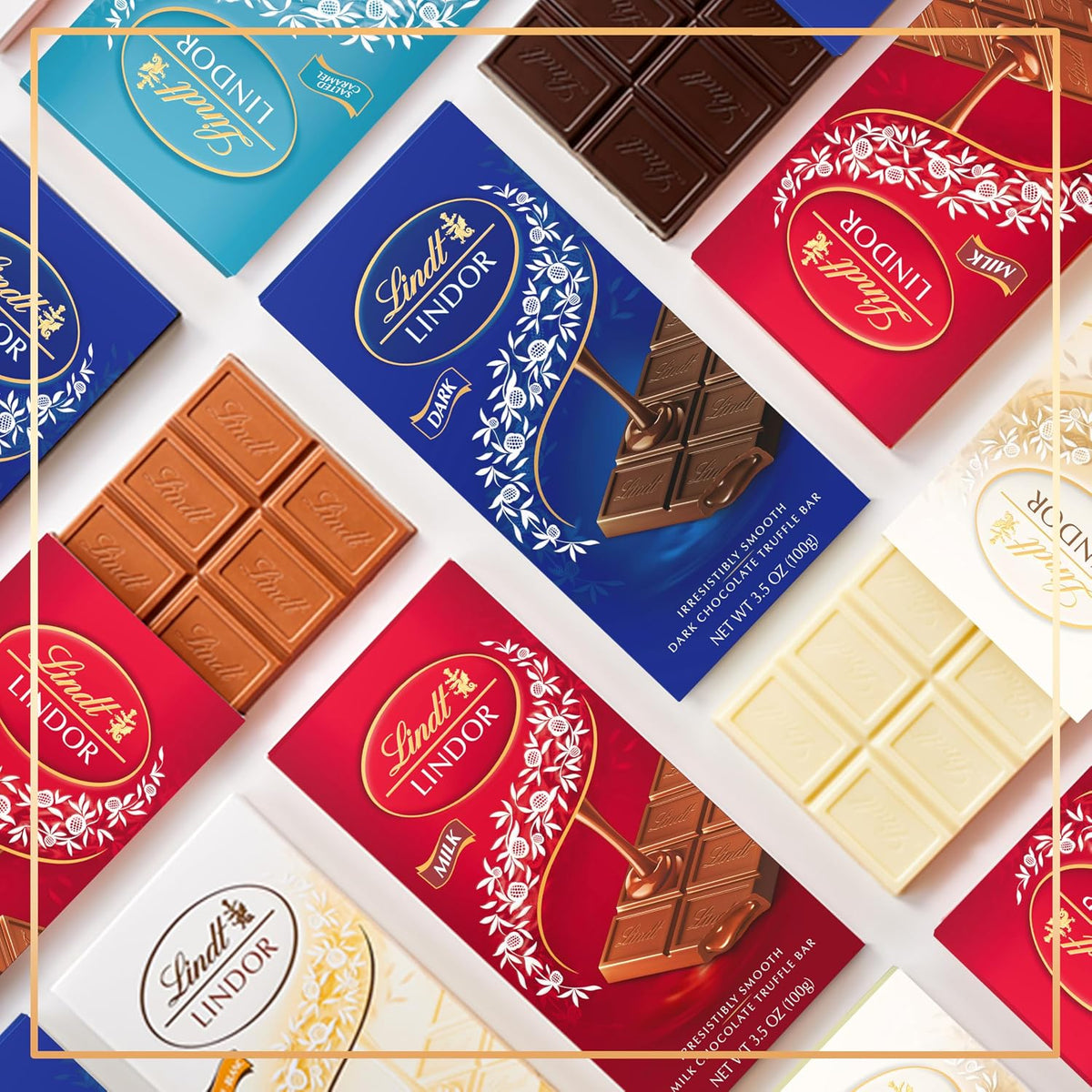 Lindt Lindor Chocolate de Leche Caramelo Salado 300 G