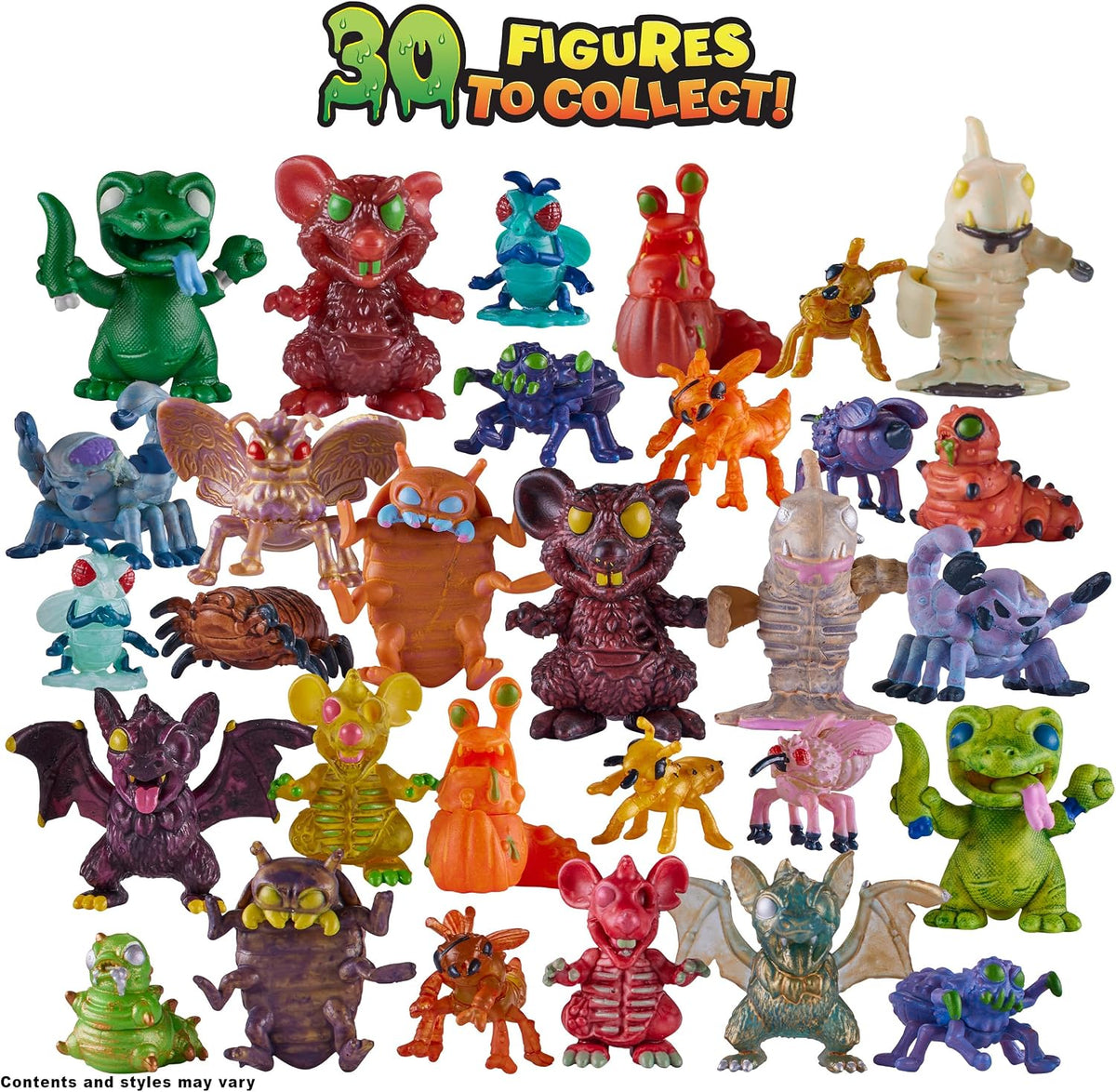 Terror Fried Cubeta 8 Pack Barf Bucket Coleccionable Set de Juego Terrorífico para Niños Original de Bandai
