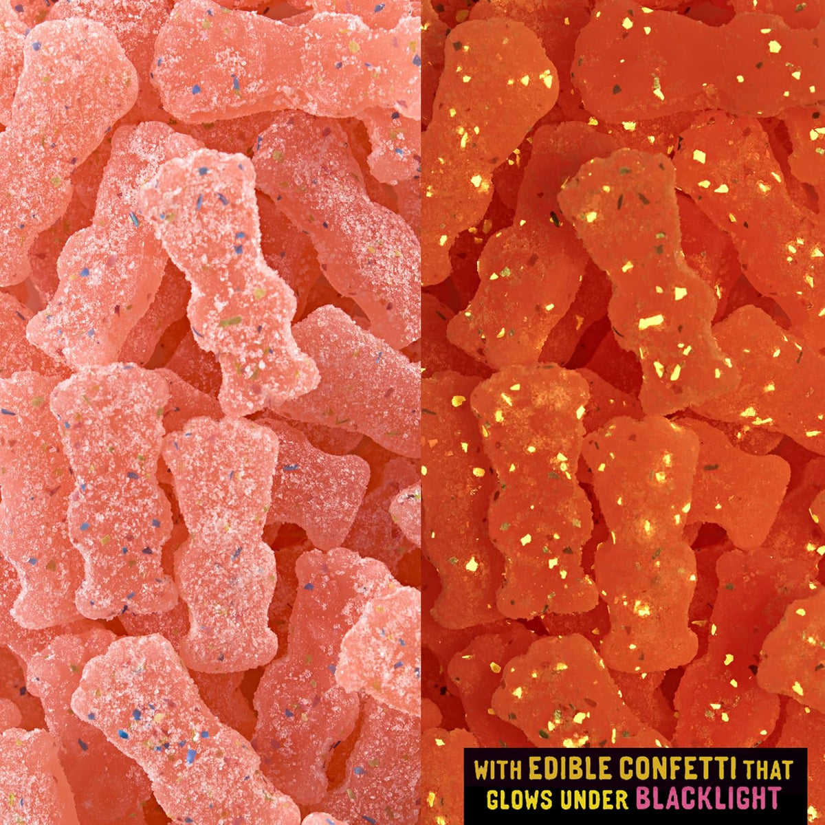 Sour Patch Kids Glow Ups Fresa Sand?a X 12 | Brilla Bajo la Luz Negra