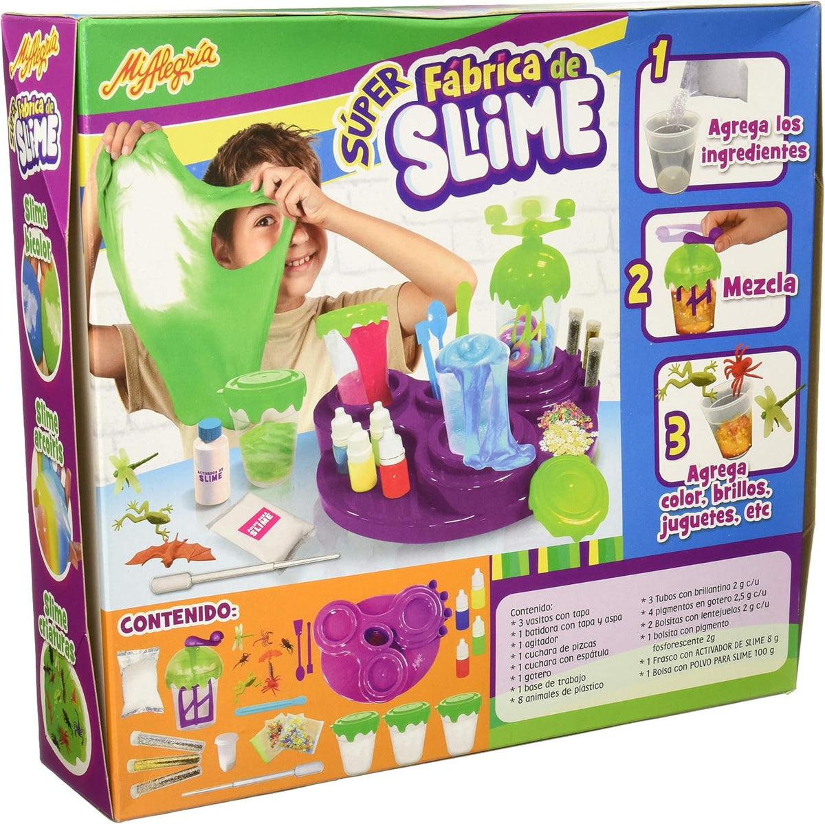 MiAlegria Laboratorio de Slime Juego De Mesa
