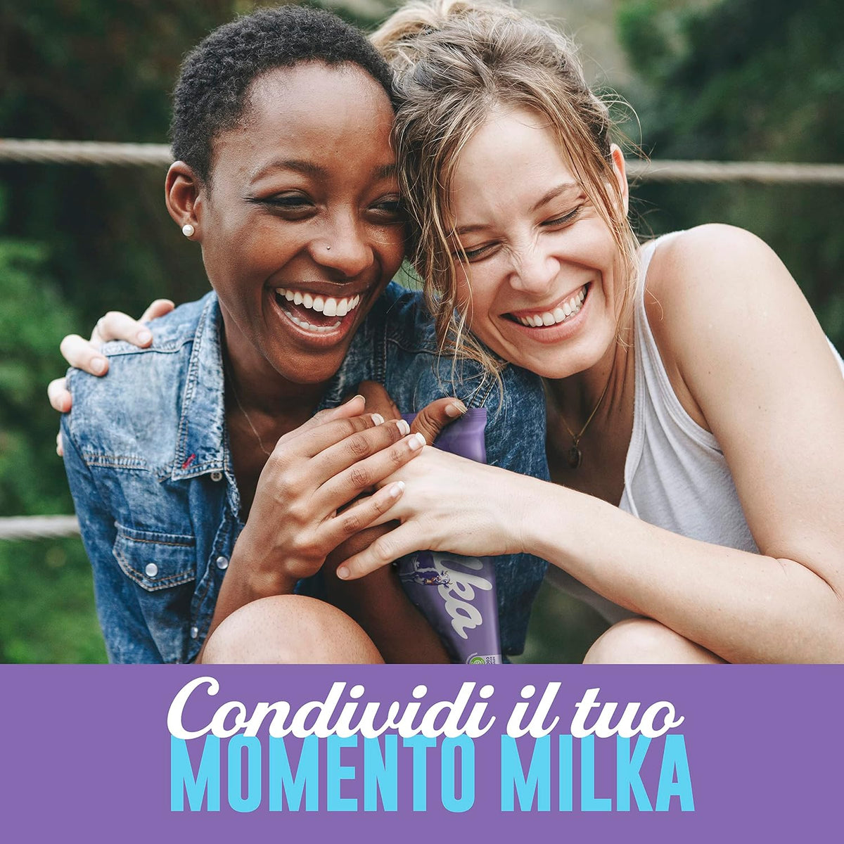 Milka Barra de Chocolate Nueces y Leche, Marrón, 100 g