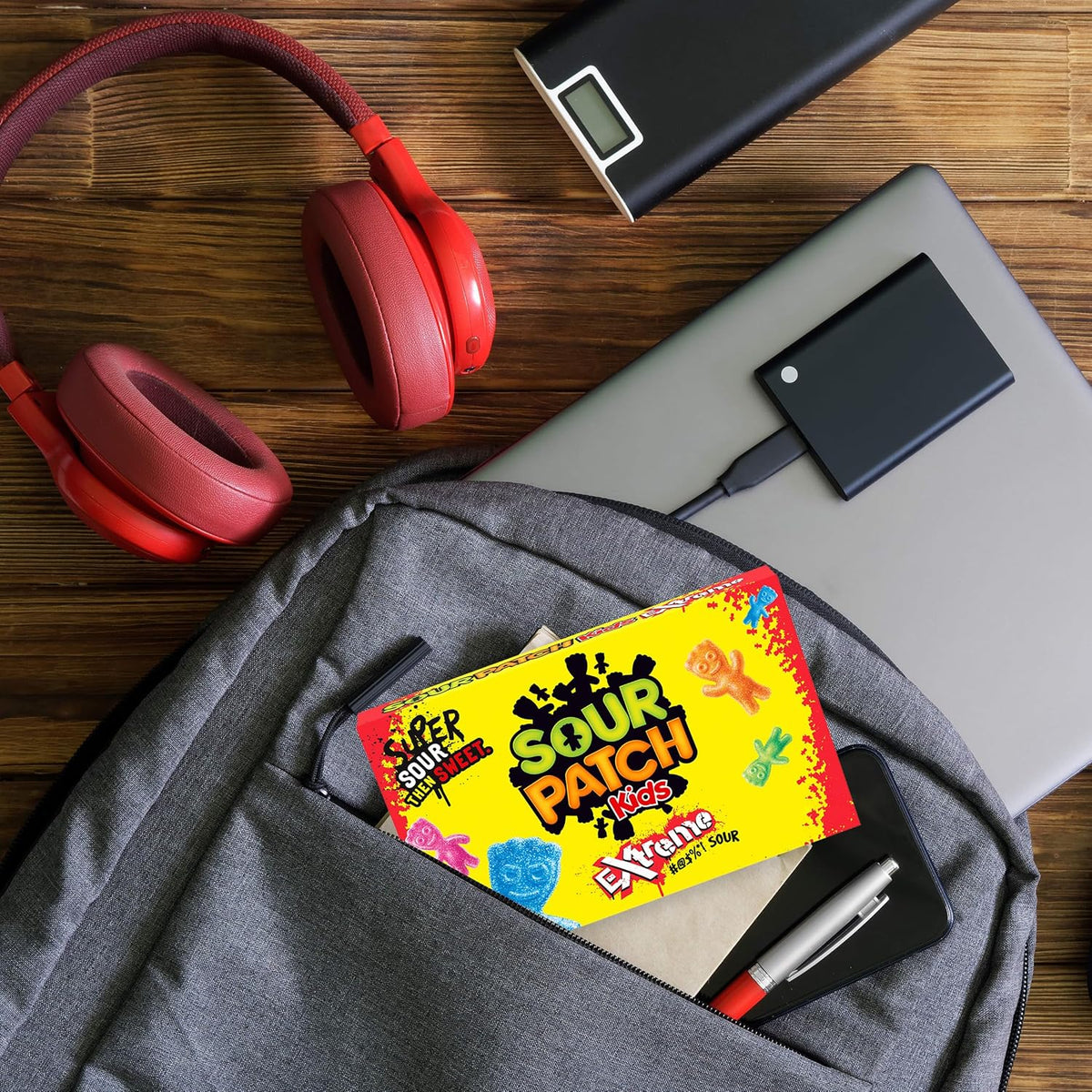 Solo Americano, Sour Patch Kids Extremo, 3.1 Oz. (Una Per Pedido), Sour Patch Kids, SUGAR_CANDY, Super Acondicionador