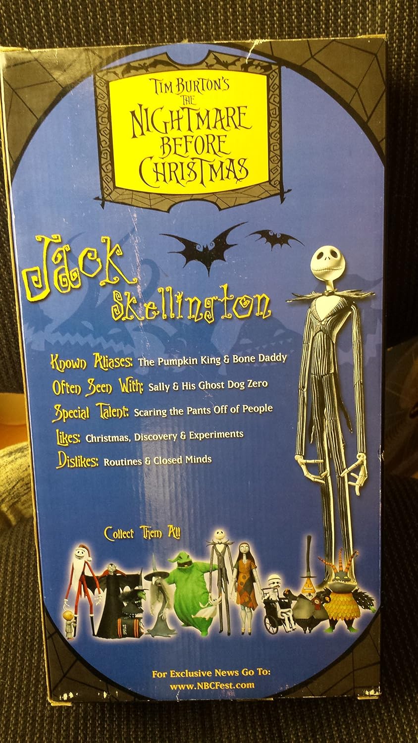 NECA Nightmare Before Christmas 14 Inch Interchangable Heads Jack Skellington
